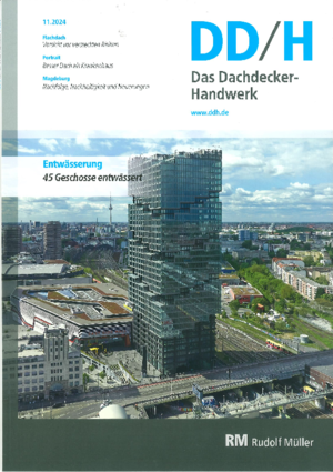 EDGE East Side Tower: 45 Geschosse kaskadierend entwässert EDGE East Side Tower: 45 Geschosse kaskadierend entwässert