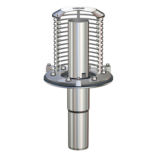 LORO-X 41511.070X retention drain main drainage vertical with retention pipe height according to specification strainer basket 238 mm DN 100